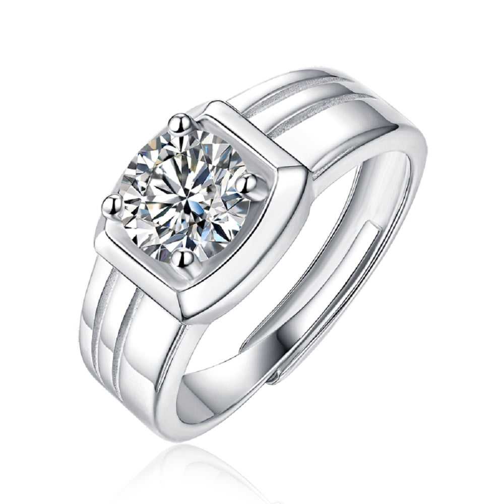 Open-ended men's ring