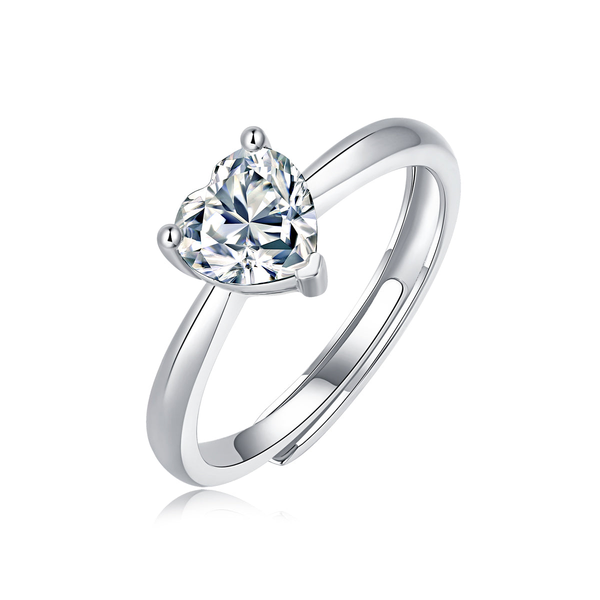 Devotion Ring | Heart Cut Solitaire Ring