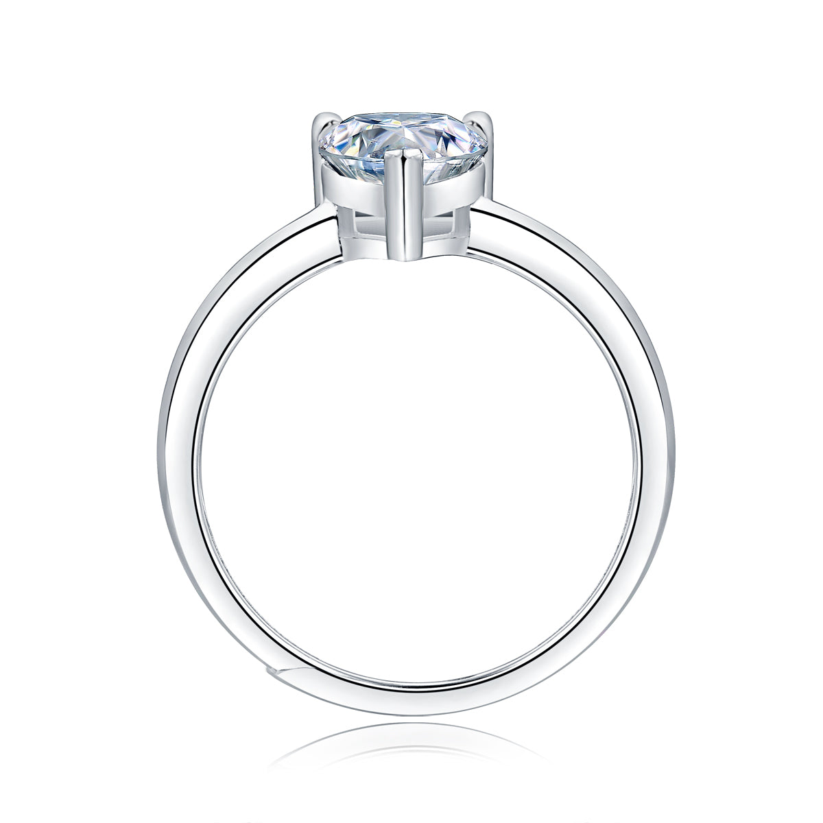 Devotion Ring | Heart Cut Solitaire Ring