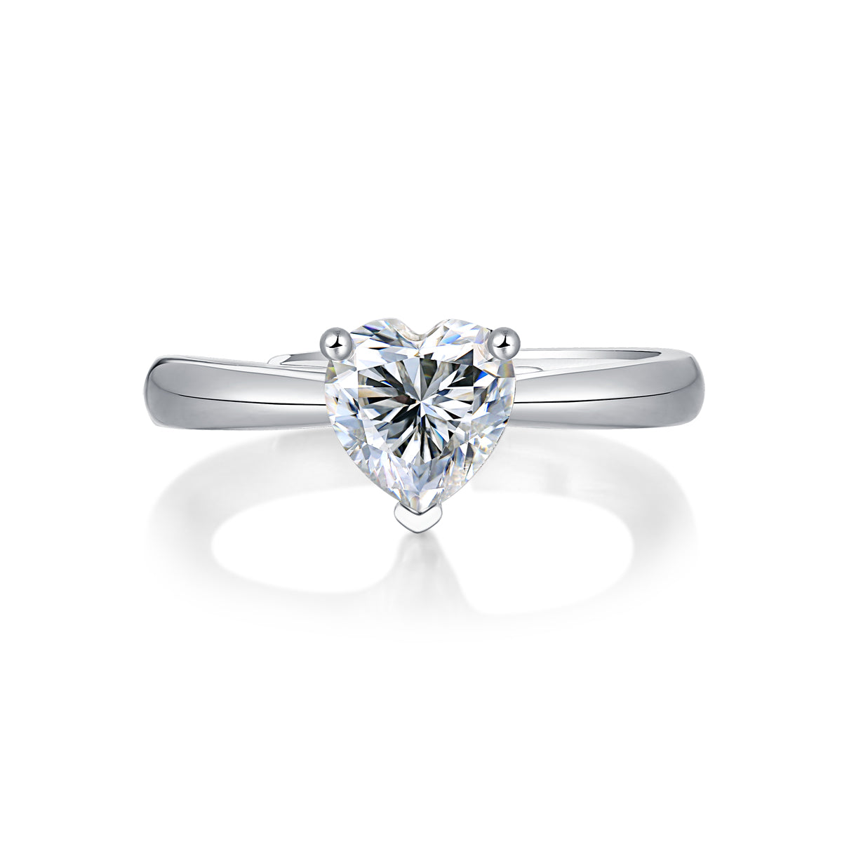 Devotion Ring | Heart Cut Solitaire Ring