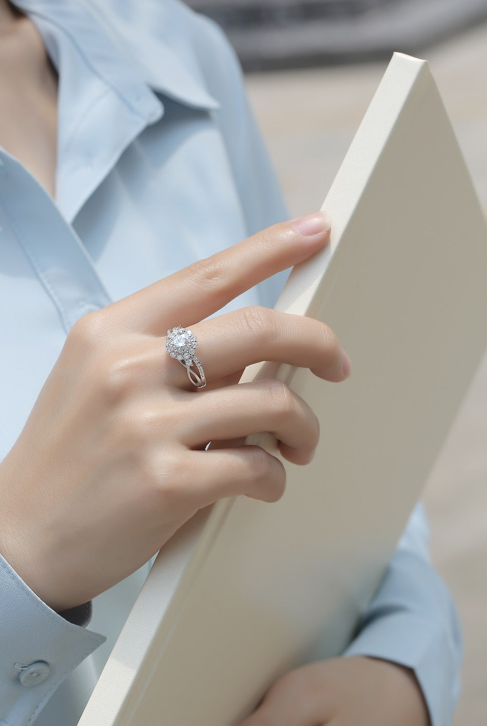 Cherished Halo Ring