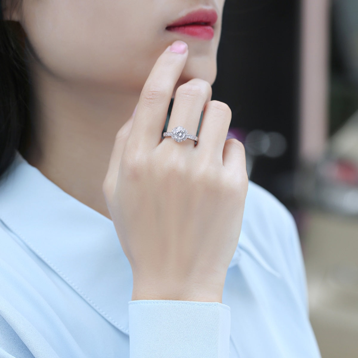 Rosalie Halo Ring