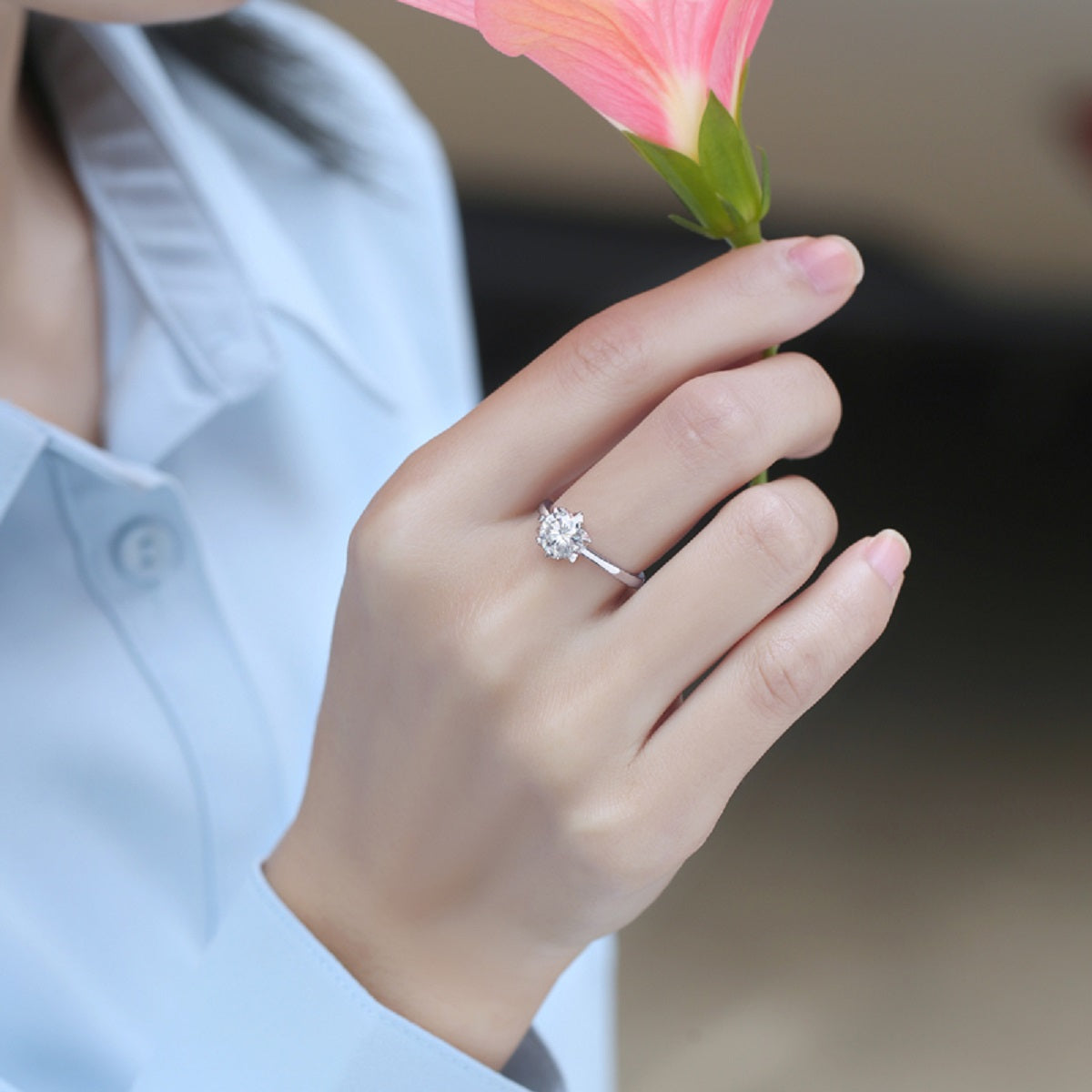 Stella Solitaire Ring