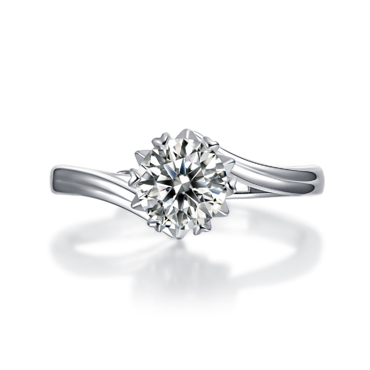 Snowlight Twist Ring