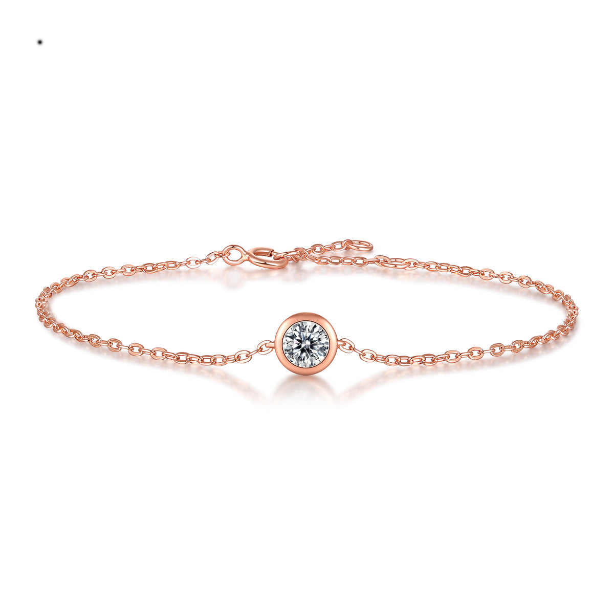 Rose Bezel Necklace