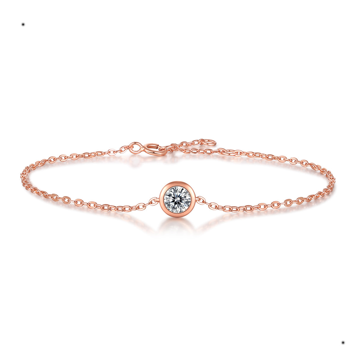 Rose Bezel Necklace