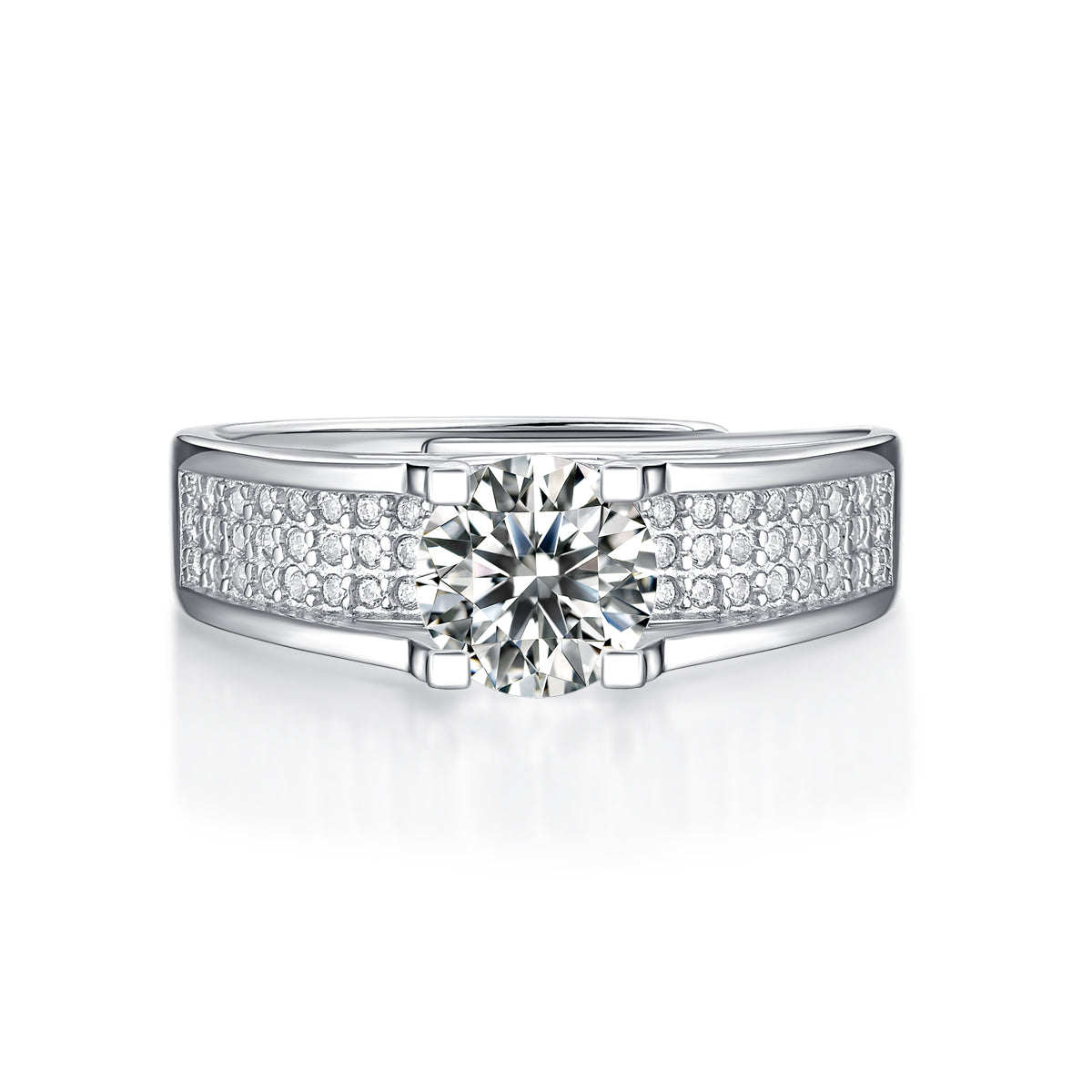 Lunaire Pave Ring
