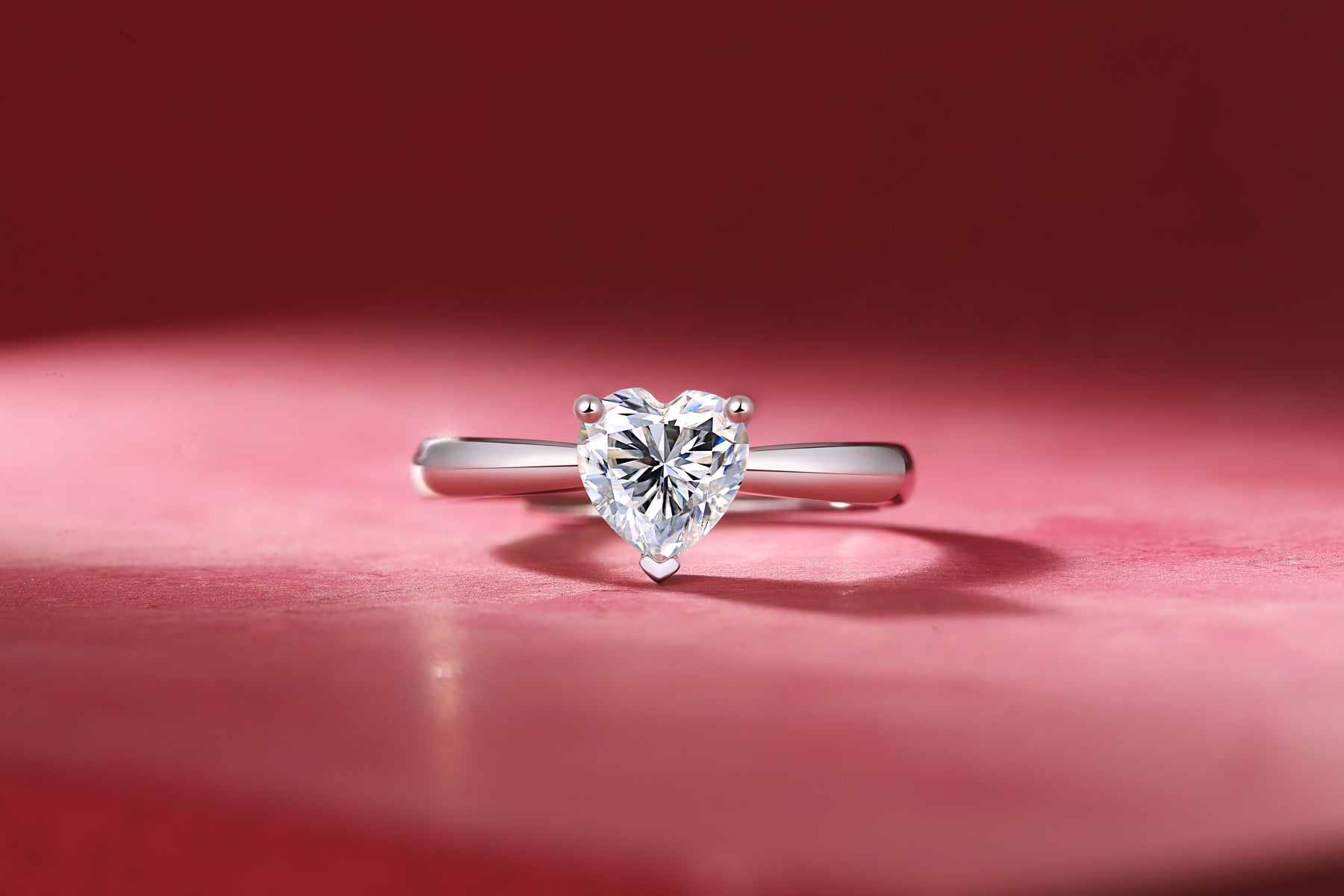 Devotion Ring | Heart Cut Solitaire Ring