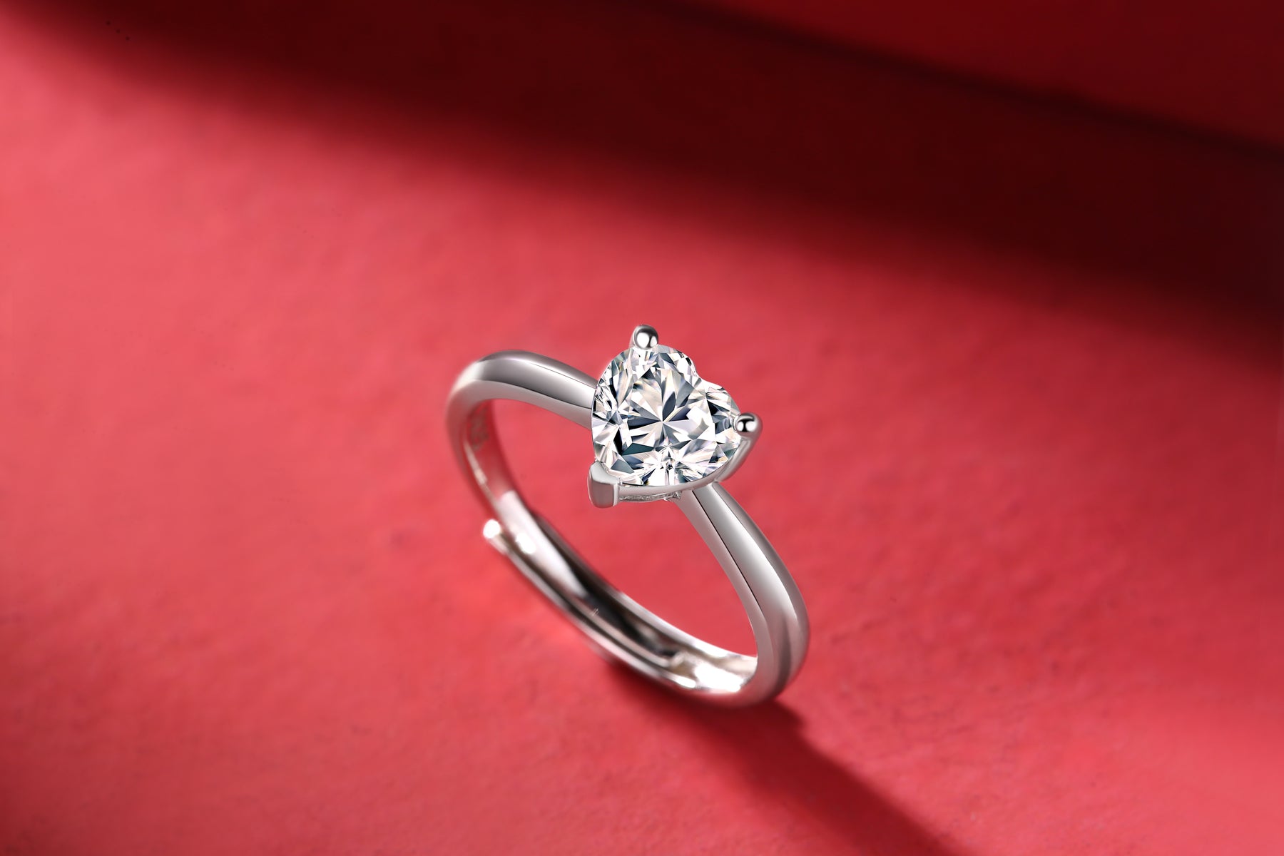 Devotion Ring | Heart Cut Solitaire Ring