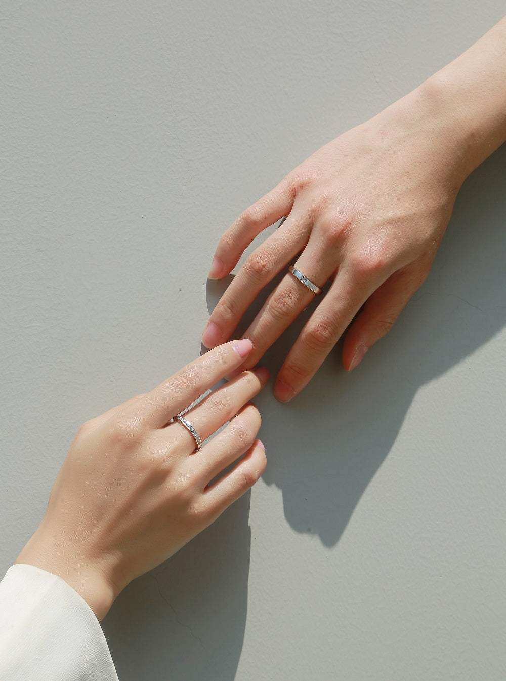 Eternal Bond Couple Ring | 925 Sterling Silver Matching Band