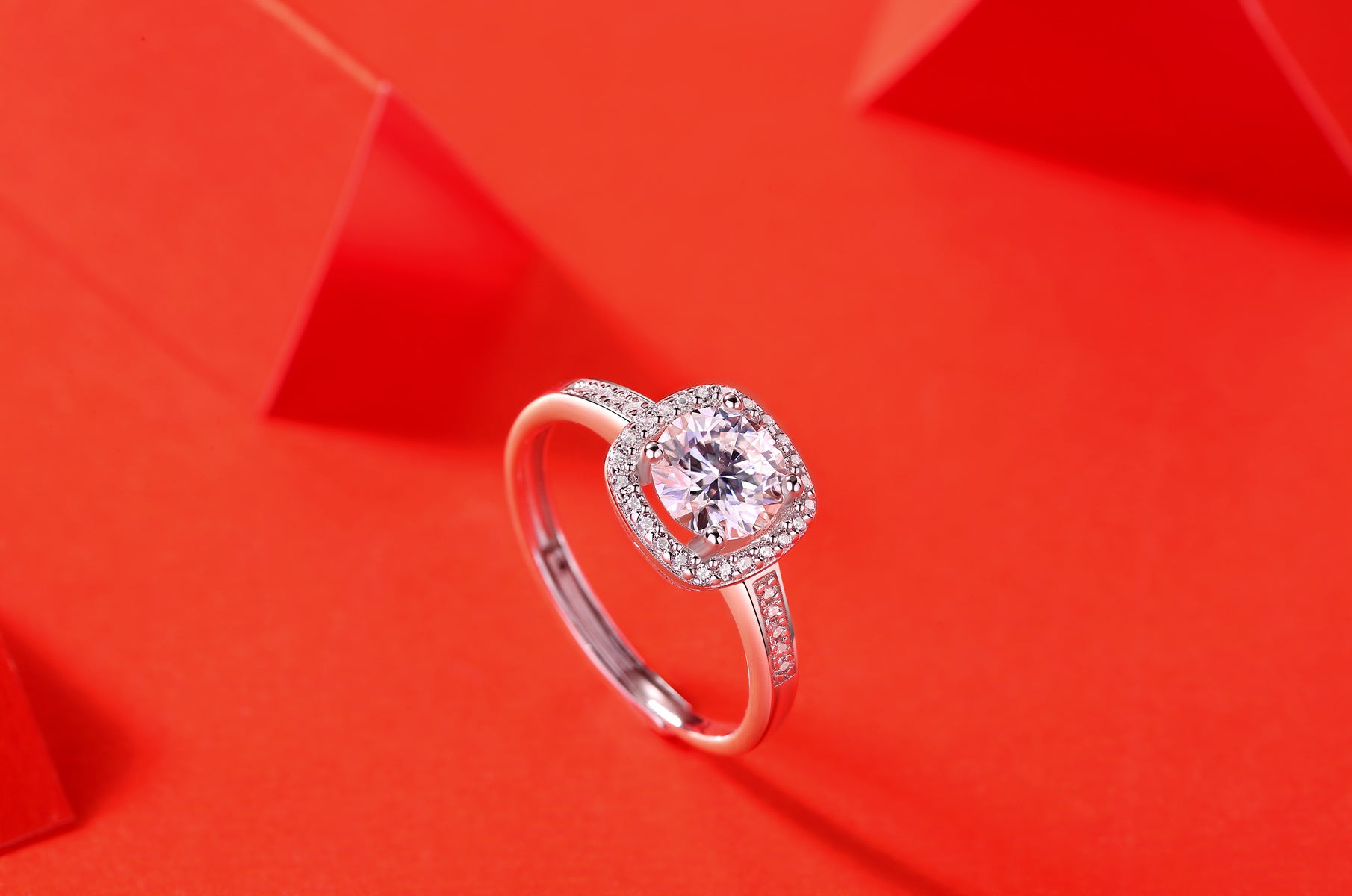 Soleil Halo Ring