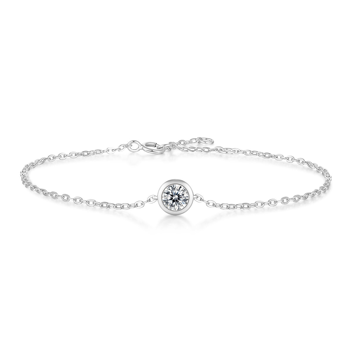 Rose Bezel Necklace