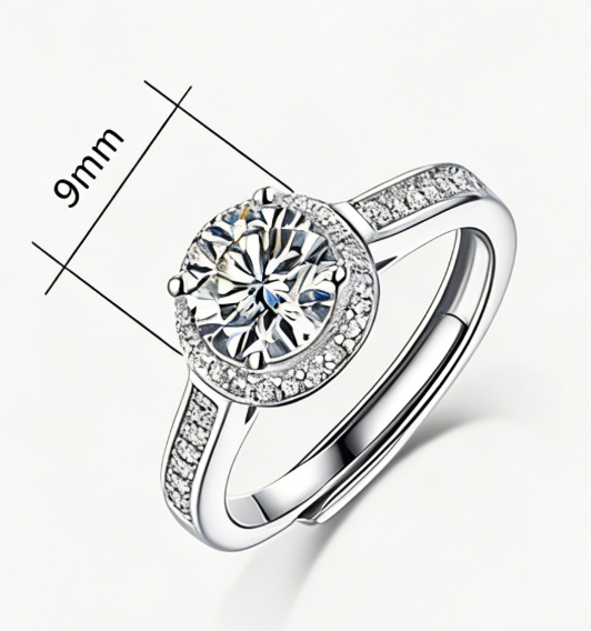 Luna Halo Ring