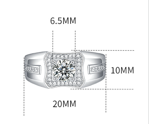 Sterling Crest Ring