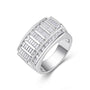 Avenue Ring | Baguette Channel Statement Band