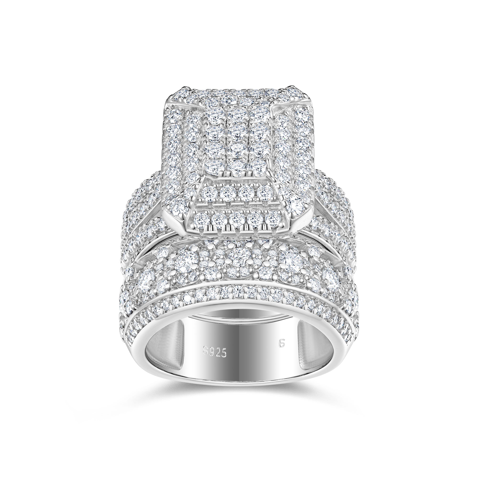 Majesty Ring | Square Cluster Statement Ring