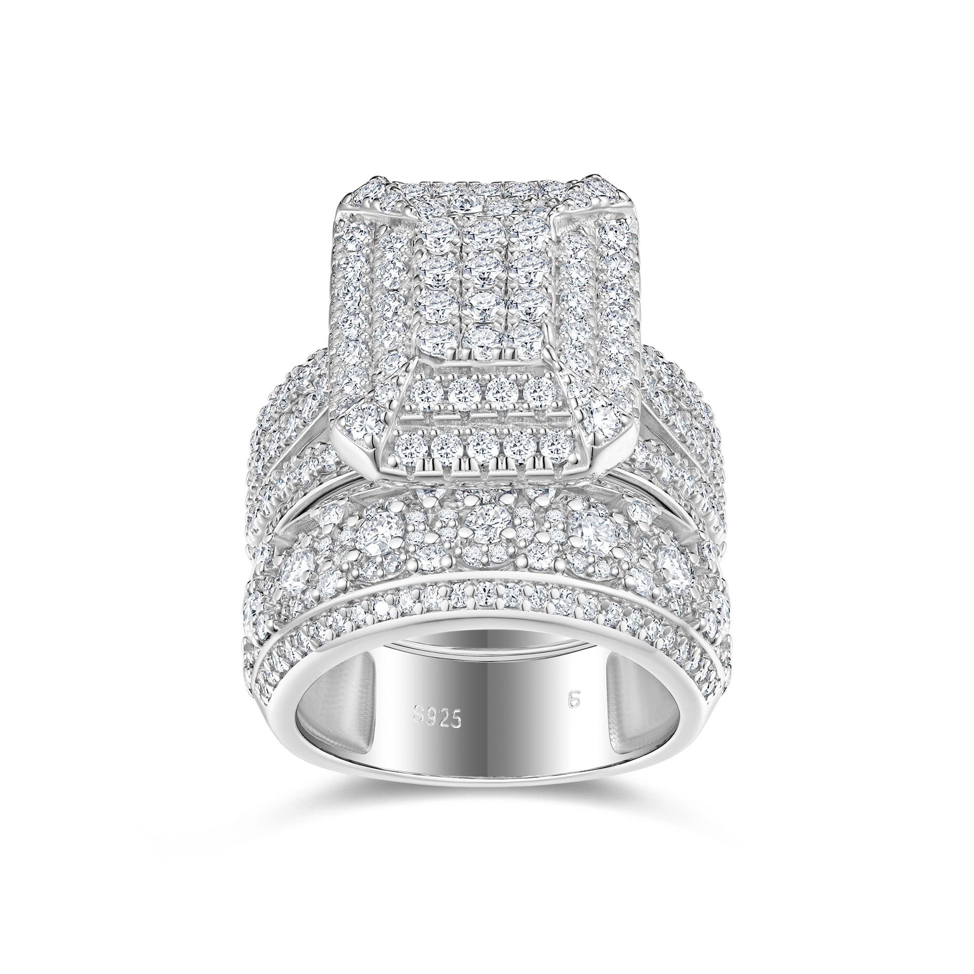 Majesty Ring | Square Cluster Statement Ring