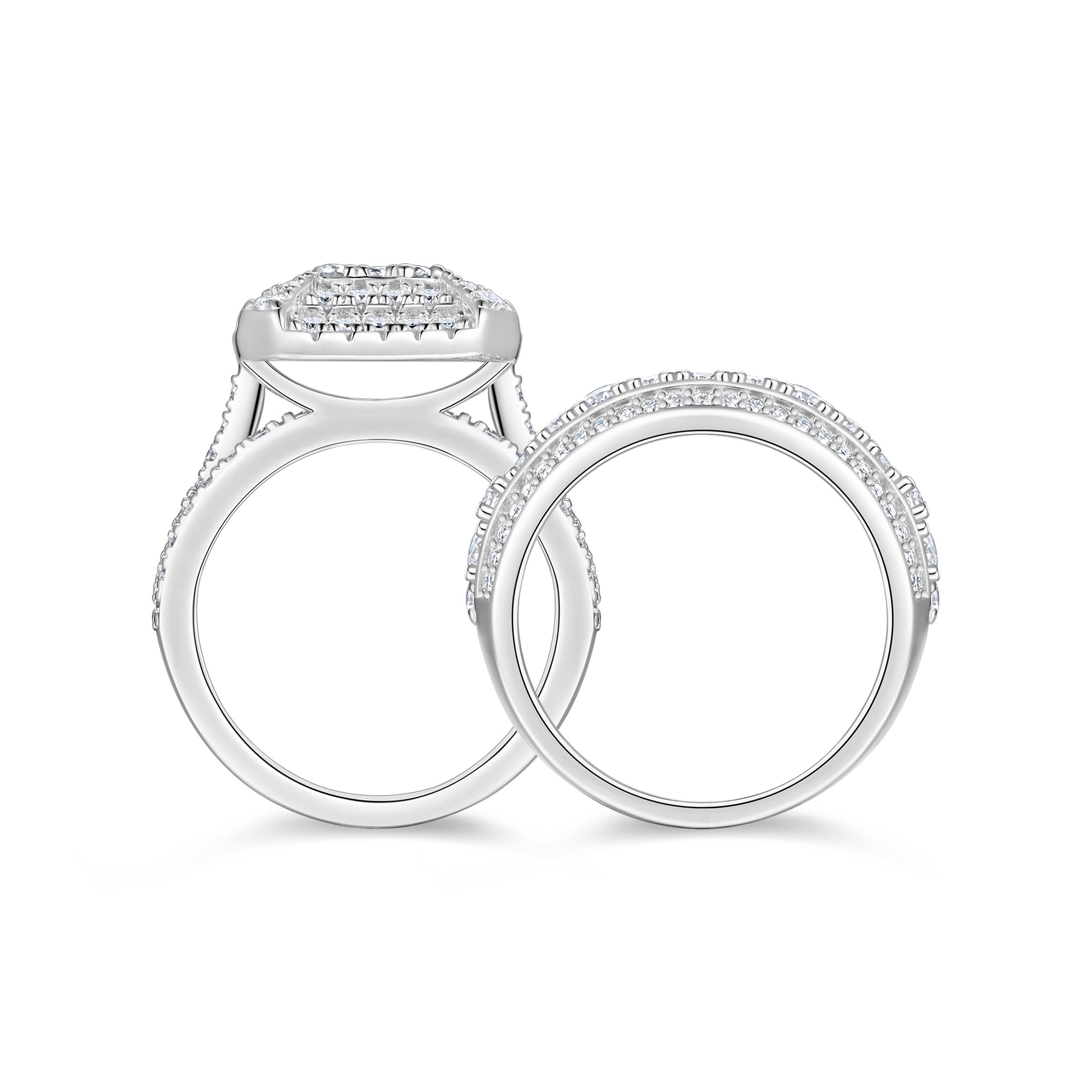 Majesty Ring | Square Cluster Statement Ring