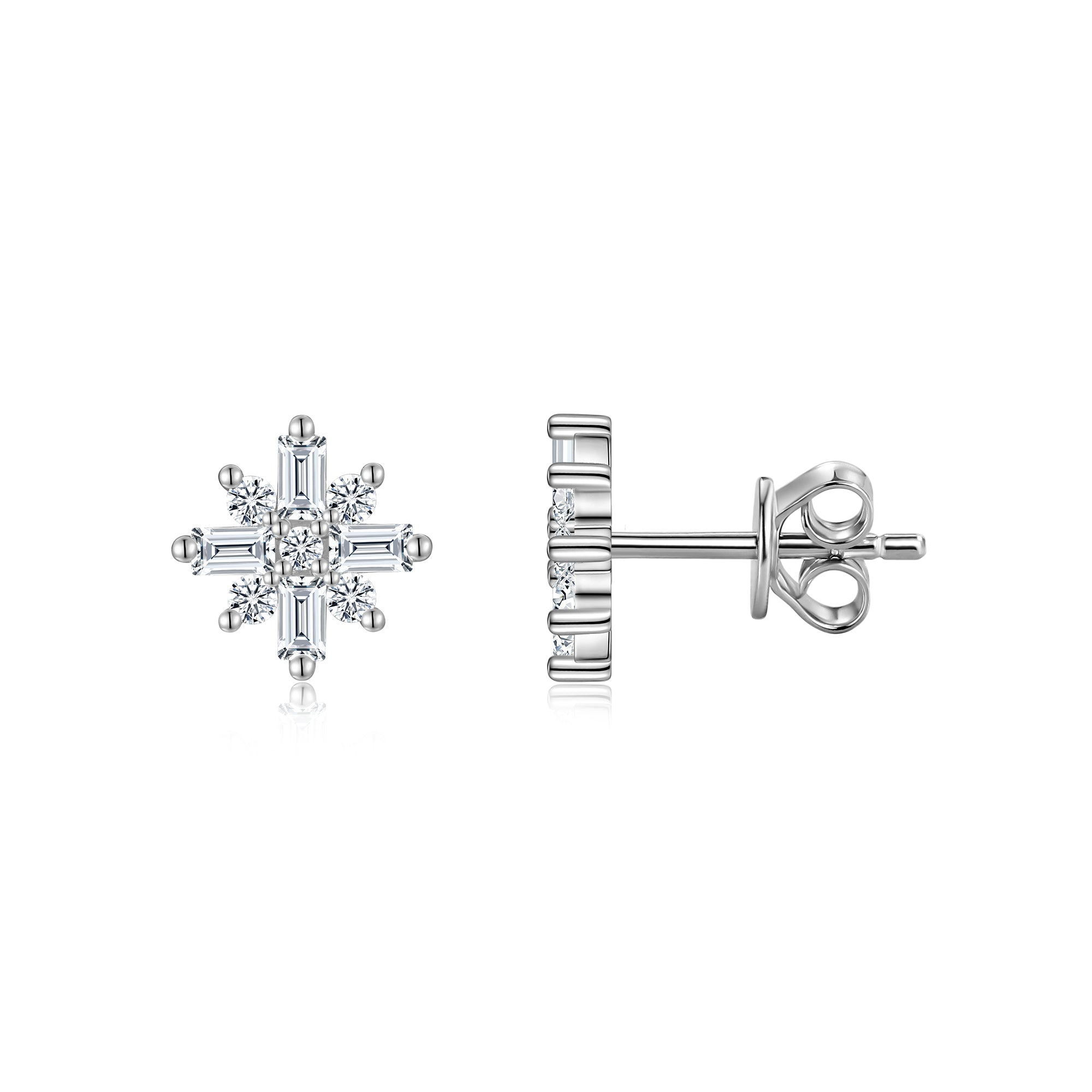 Starburst Stud Earrings | 925 Sterling Silver