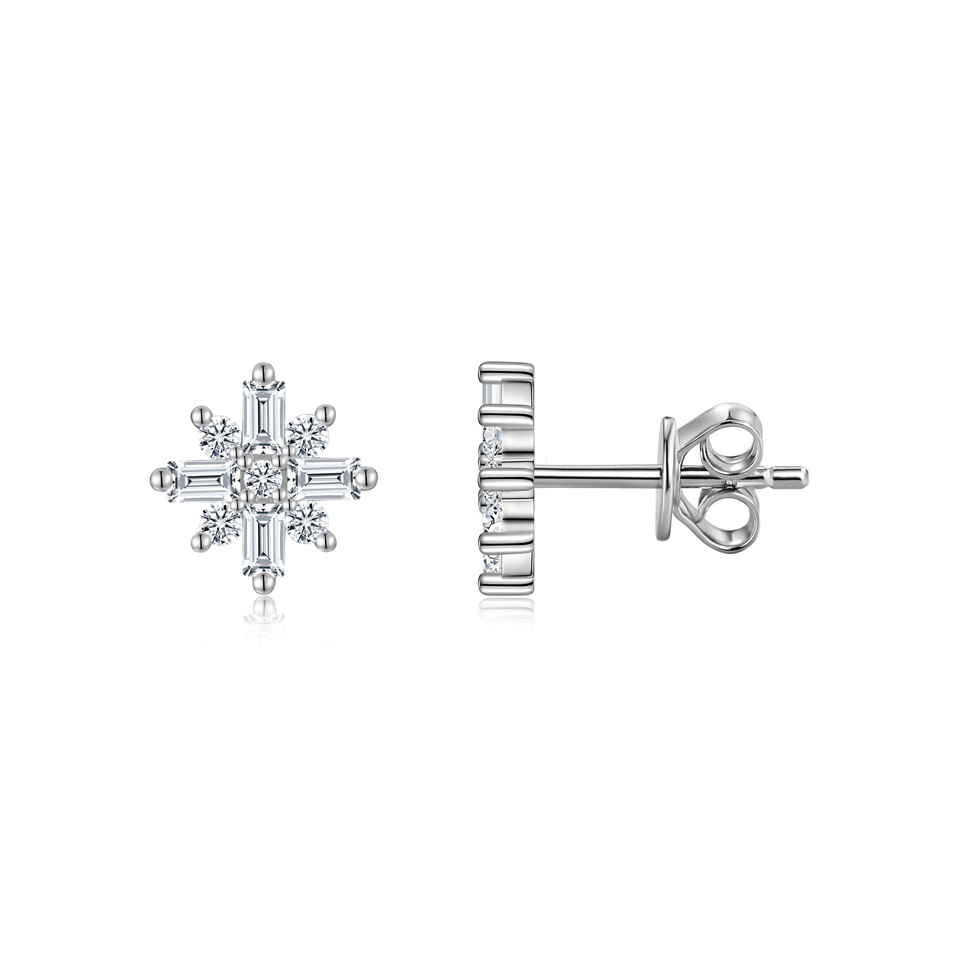 Starburst Stud Earrings | 925 Sterling Silver
