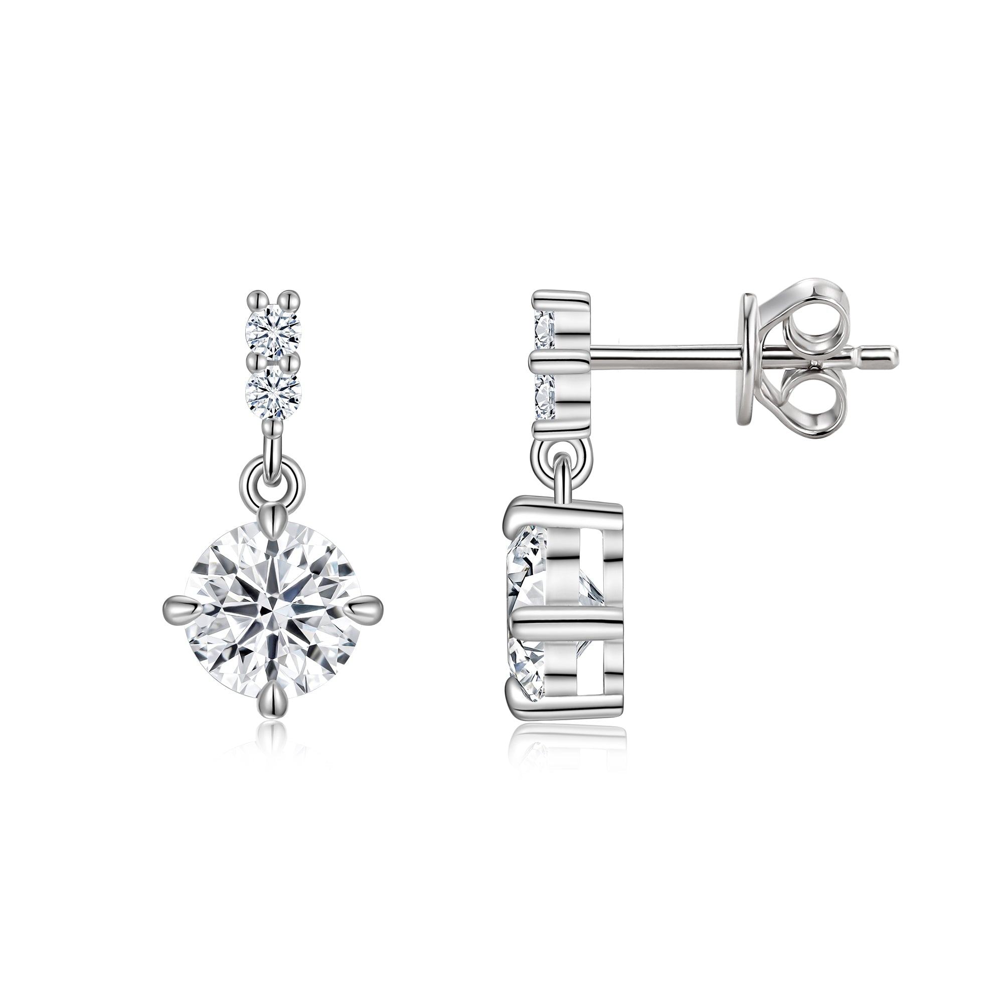Ribbon Bow Earrings | 925 Sterling Silver