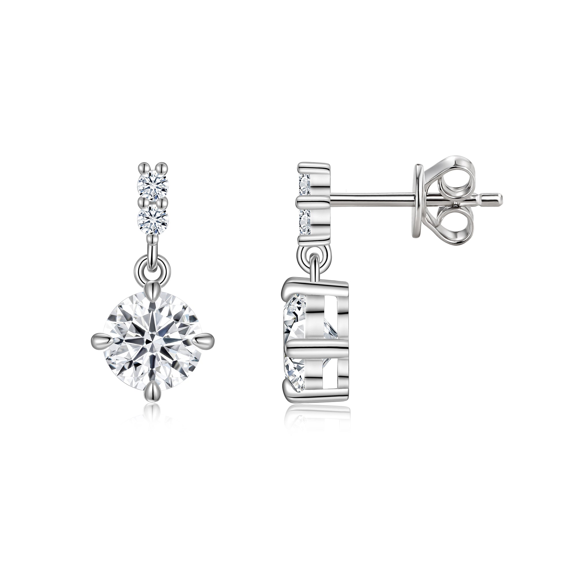Ribbon Bow Earrings | 925 Sterling Silver