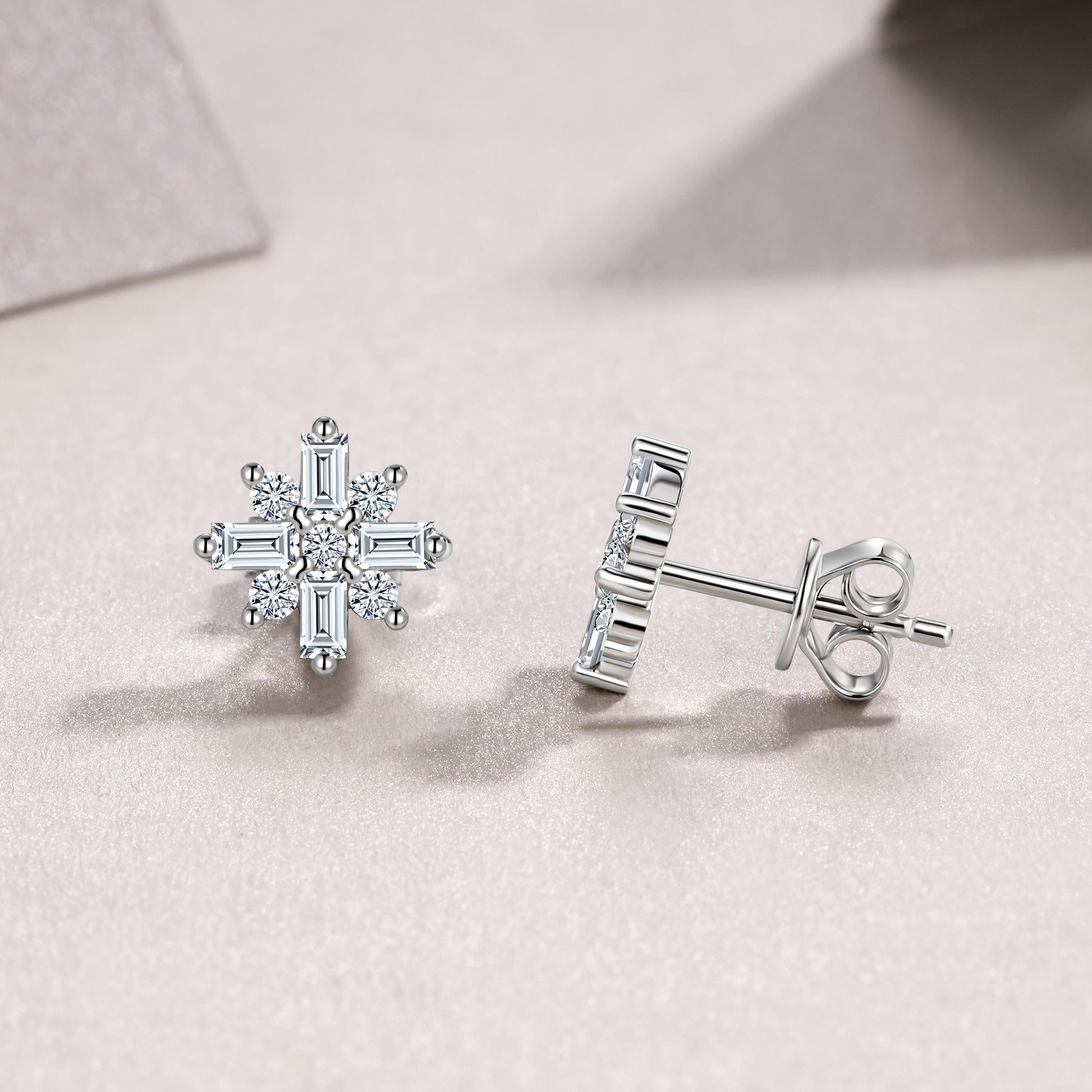 Starburst Stud Earrings | 925 Sterling Silver