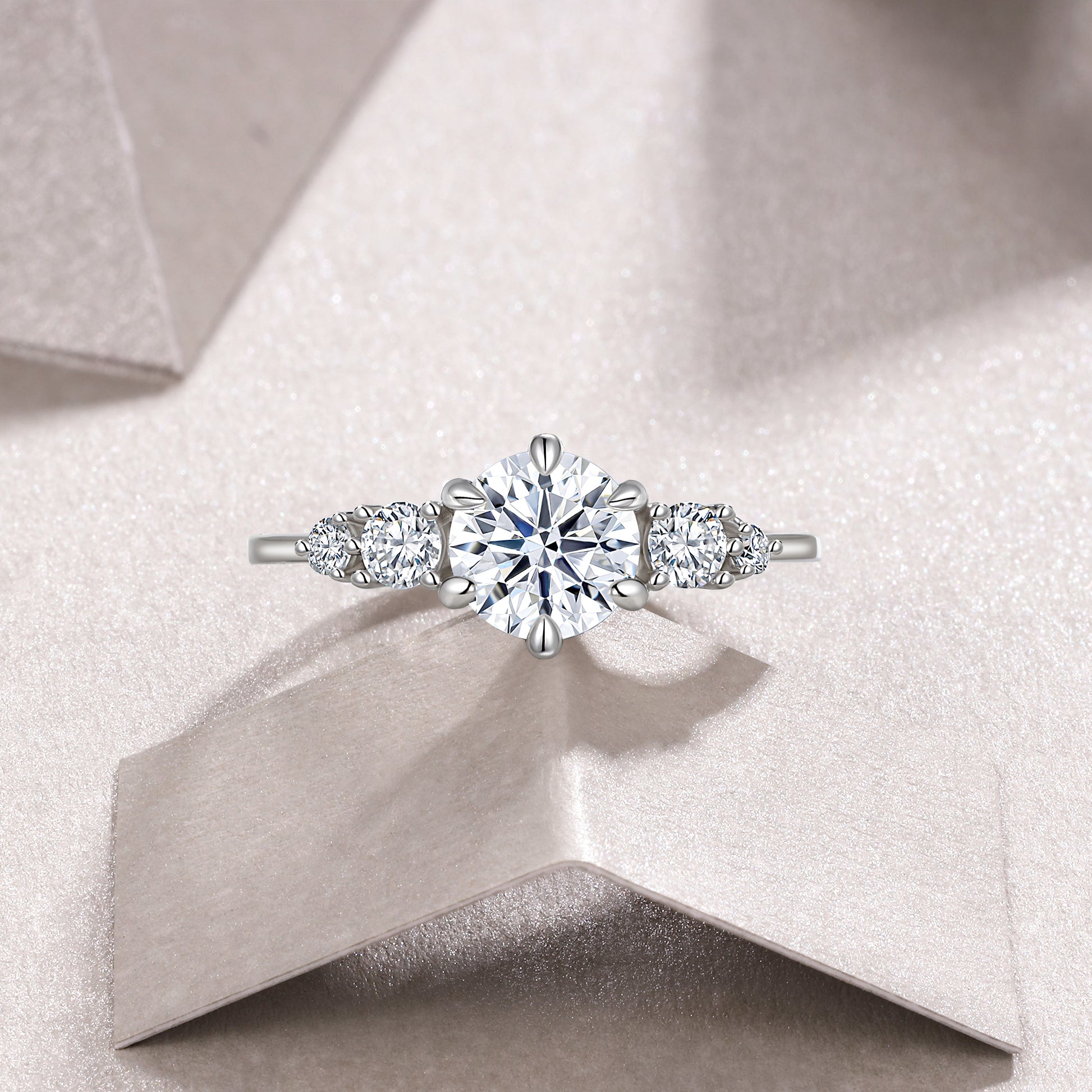 Odyssey Moissanite Ring