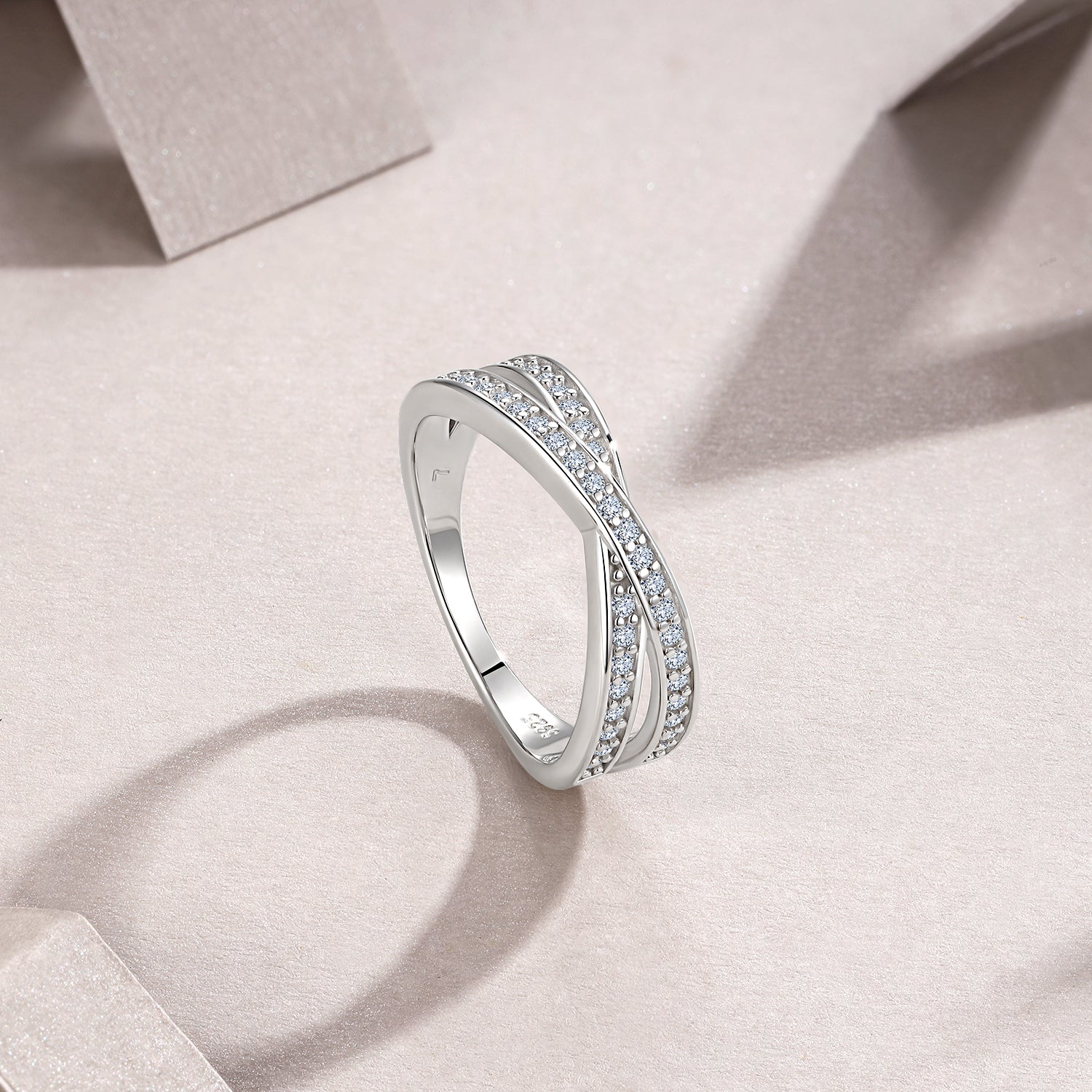 Interlaced Aurora Ring