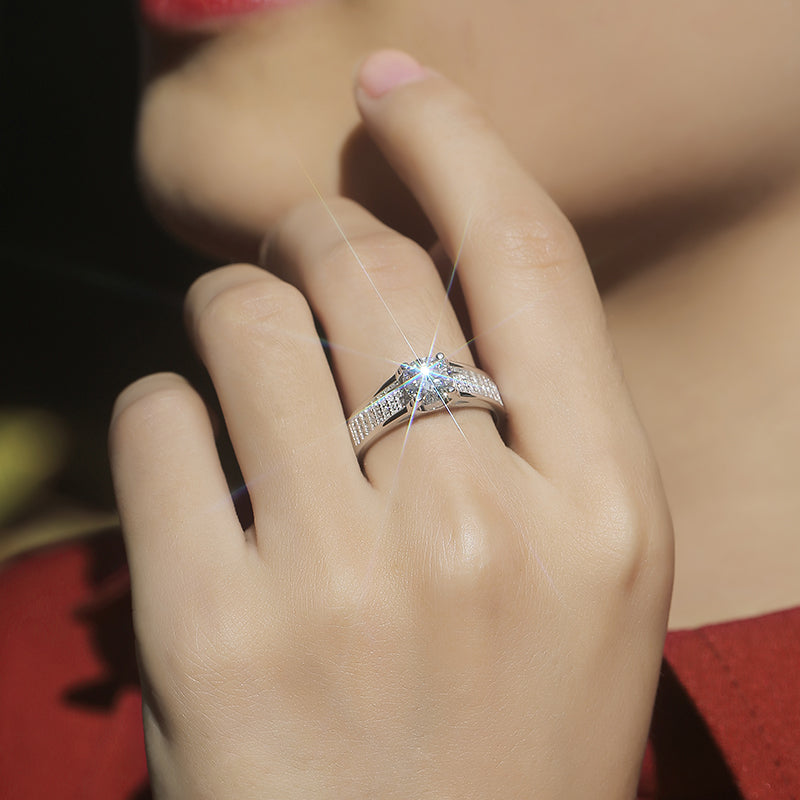 Lunaire Pave Ring