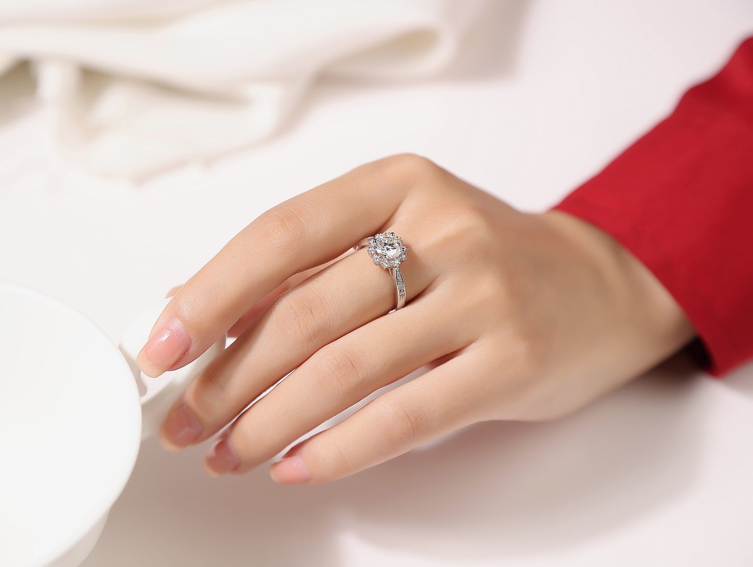 Snow Queen Halo Ring