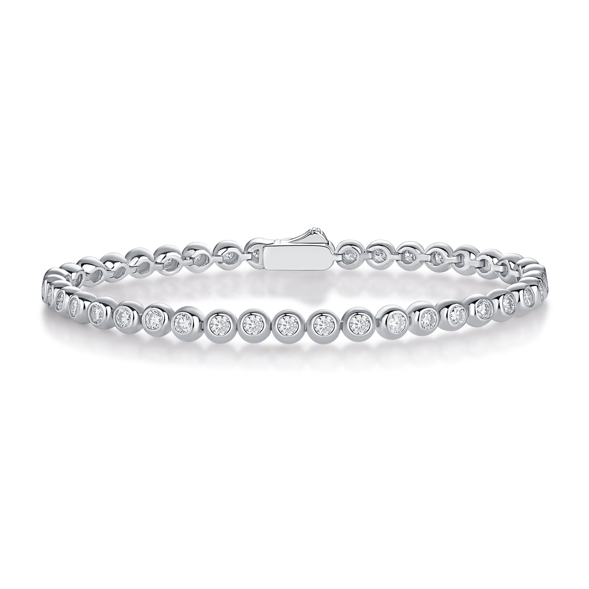 Galaxy Dream Bezel Tennis Bracelet | 925 Sterling Silver