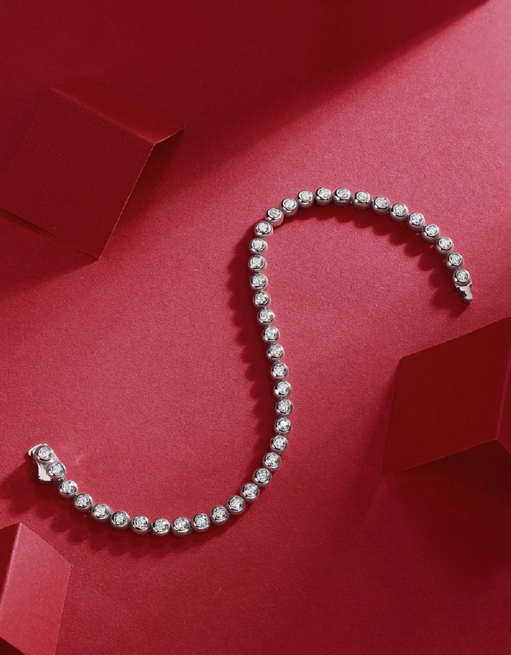 Galaxy Dream Bezel Tennis Bracelet | 925 Sterling Silver