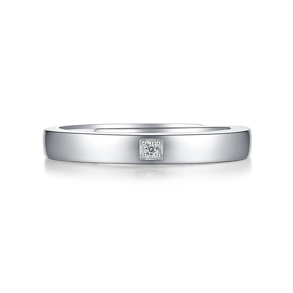 Eternal Bond Couple Ring | 925 Sterling Silver Matching Band