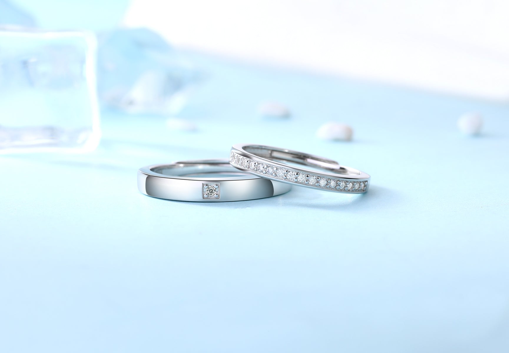 Eternal Bond Couple Ring | 925 Sterling Silver Matching Band