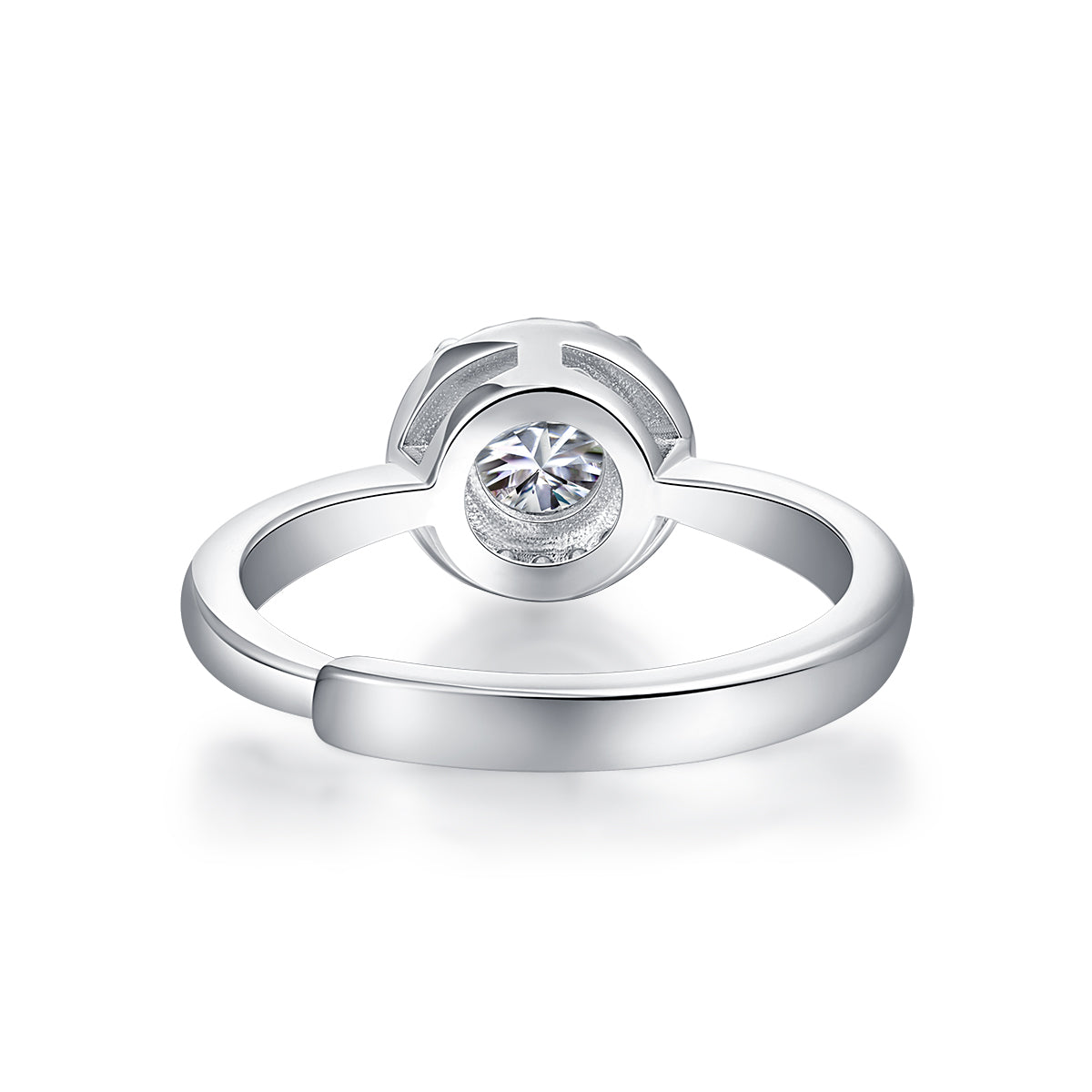 Journey Ring | Classic Halo Moissanite Ring