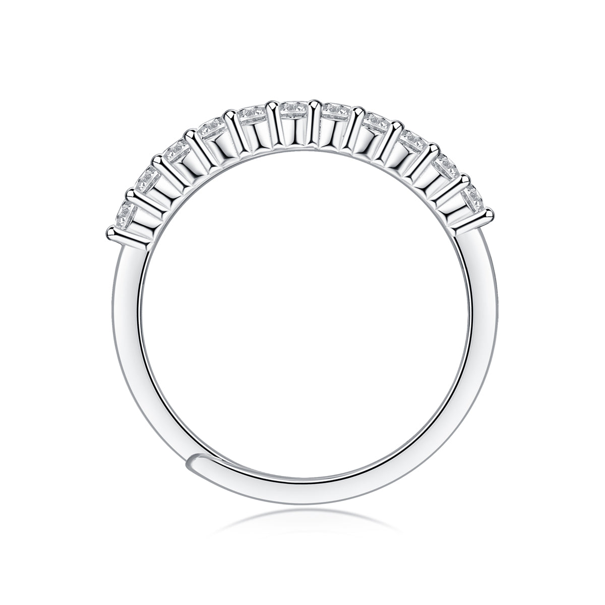 Genesis Ring | Slim Pave Eternity Band