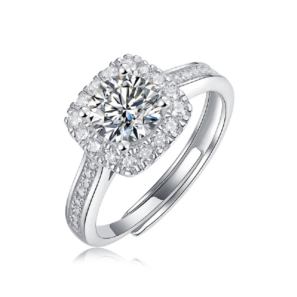 Bond Ring | Twisted Pave Solitaire Ring