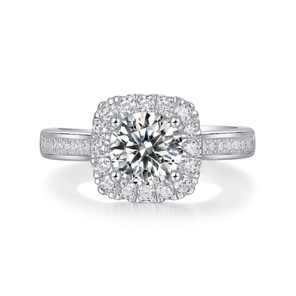 Bond Ring | Twisted Pave Solitaire Ring