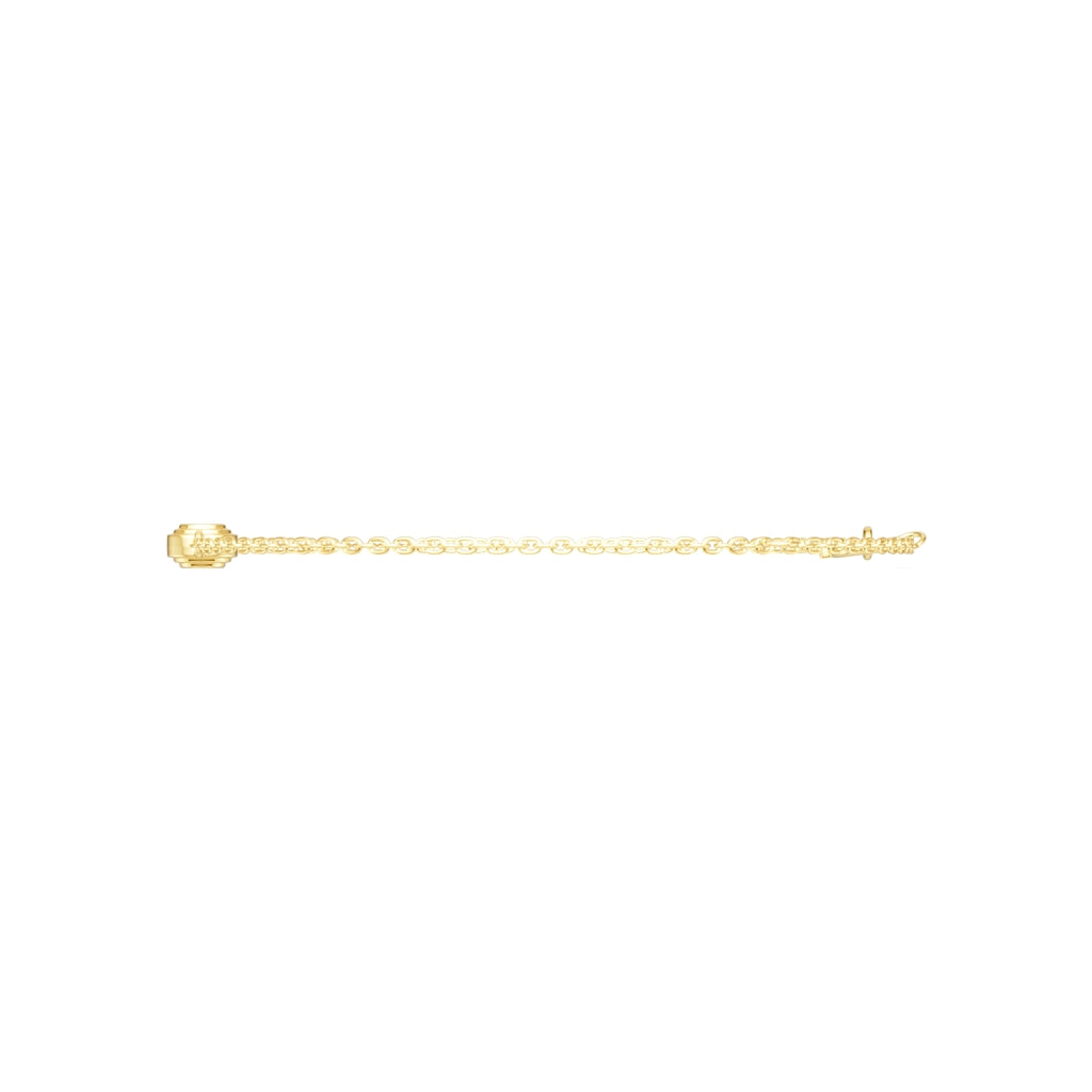 Luna Bracelet | 925 Sterling Silver, Petite Bezel Moissanite Bracelet