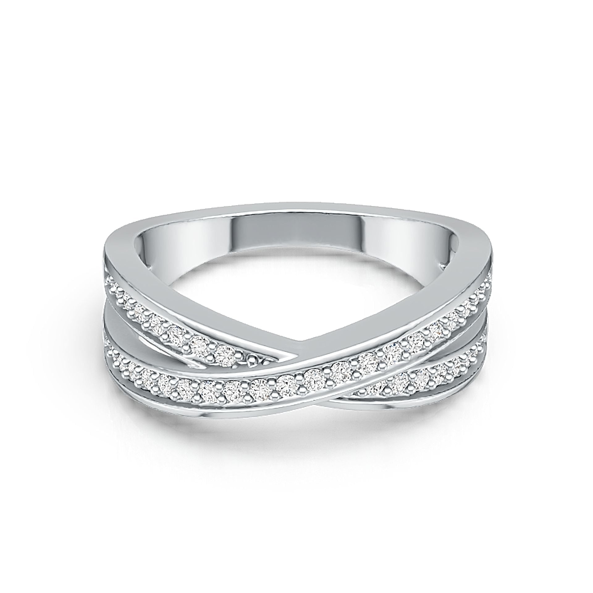 Interlaced Aurora Ring